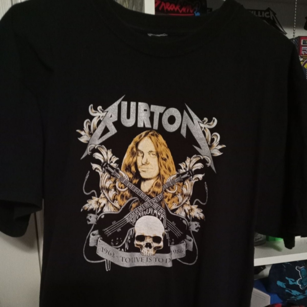 Cliff Burton Ed Stone Authentic Metallica Shirt